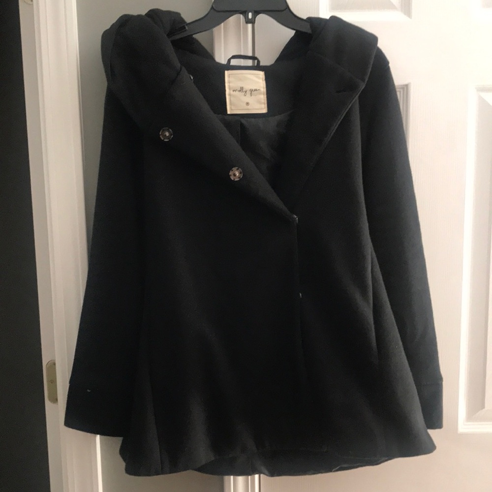 Molly Green Black Cloth Jacket